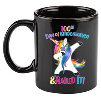100th Day Of Kindergarten & Nailed it 11oz C Handle Ceramic Mug
