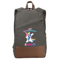 100th Day Of Kindergarten & Nailed it Cotton Canvas Backpack