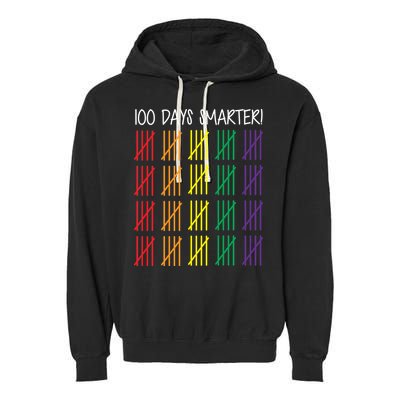 100th Day of School Garment-Dyed Fleece Hoodie