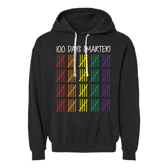 100th Day of School Garment-Dyed Fleece Hoodie