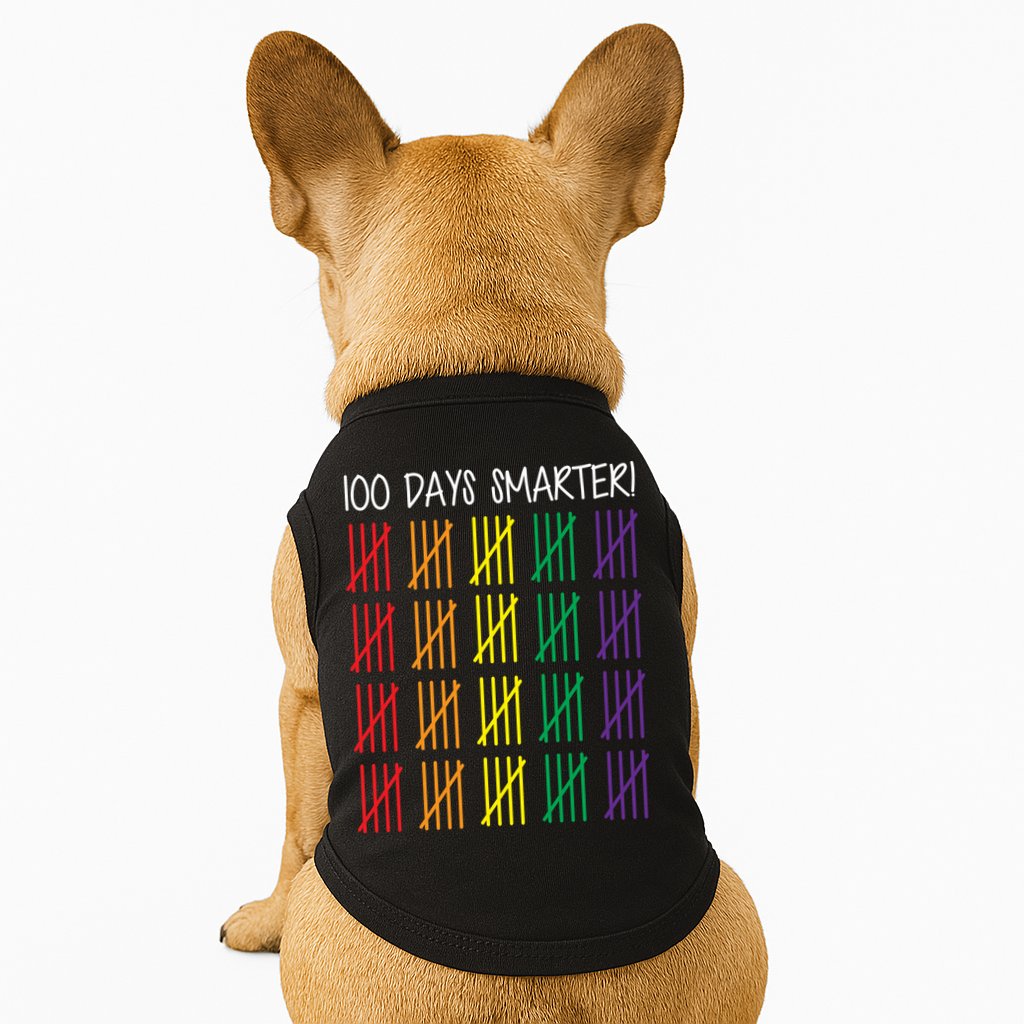 100th Day of School Doggie Tank