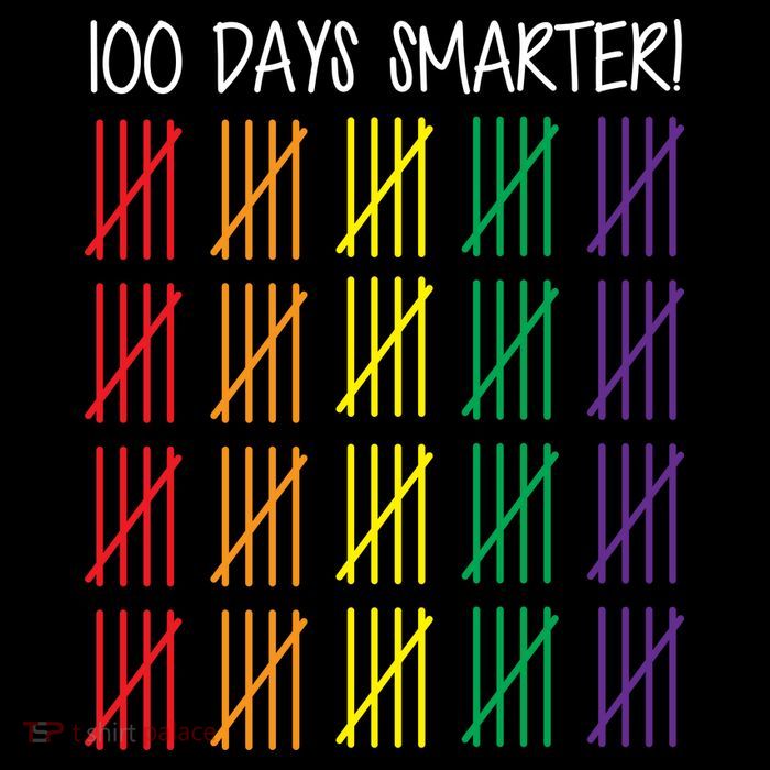 100th Day of School Flat Bill Trucker Hat