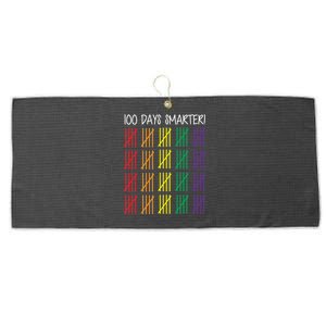 100th Day of School Large Microfiber Waffle Golf Towel