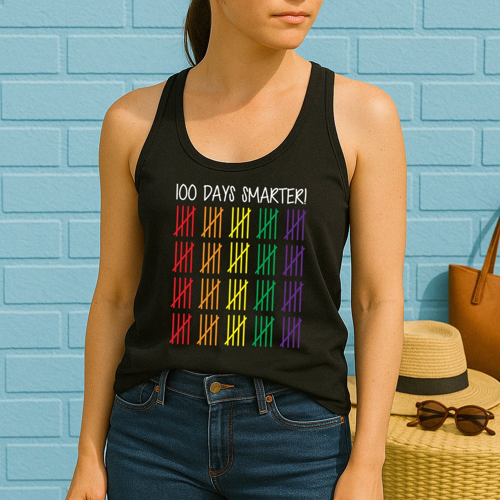 100th Day of School Womens Tank Top