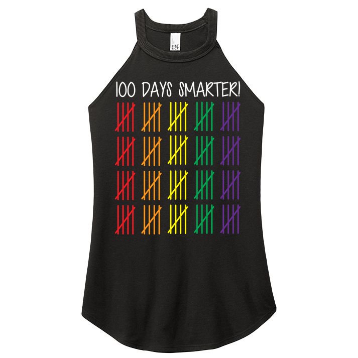 100th Day of School Women's Perfect Tri Rocker Tank