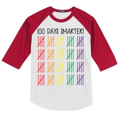 100th Day of School Kids Colorblock Raglan Jersey