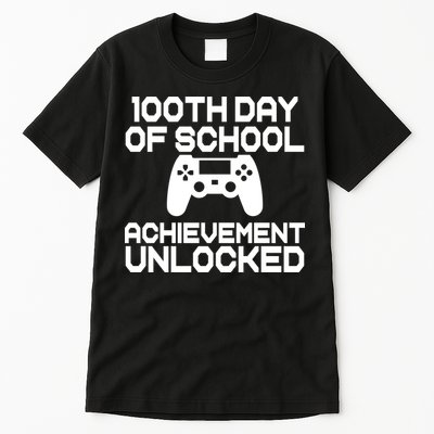 100th Day Of School Achievement Unlocked Tall T-Shirt