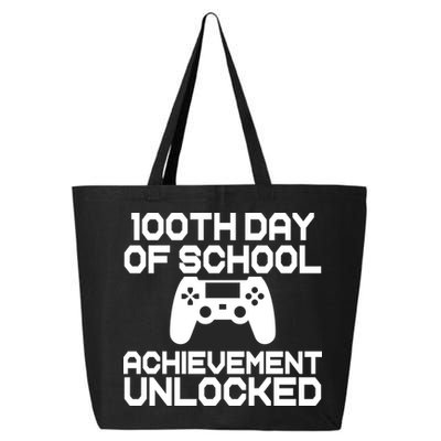100th Day Of School Achievement Unlocked 25L Jumbo Tote