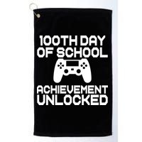 100th Day Of School Achievement Unlocked Golf Towel