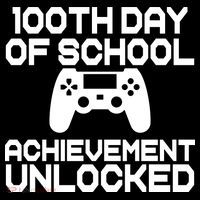 100th Day Of School Achievement Unlocked Short Acrylic Beanie