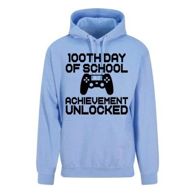 100th Day Of School Achievement Unlocked Unisex Surf Hoodie