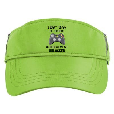 100th Day Of School Achievement Unlocked Cute Adult Drive Performance Visor