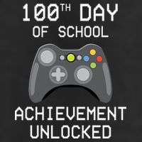 100th Day Of School Achievement Unlocked Cute Adult Drive Performance Visor