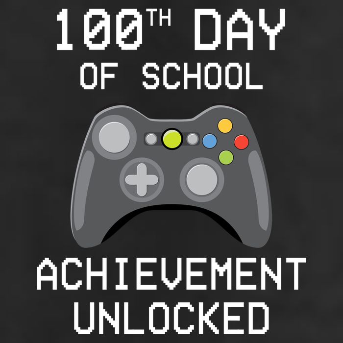 100th Day Of School Achievement Unlocked Cute Adult Drive Performance Visor