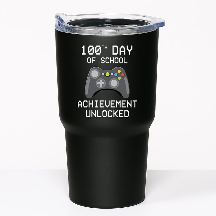 100th Day Of School Achievement Unlocked Cute Tumbler