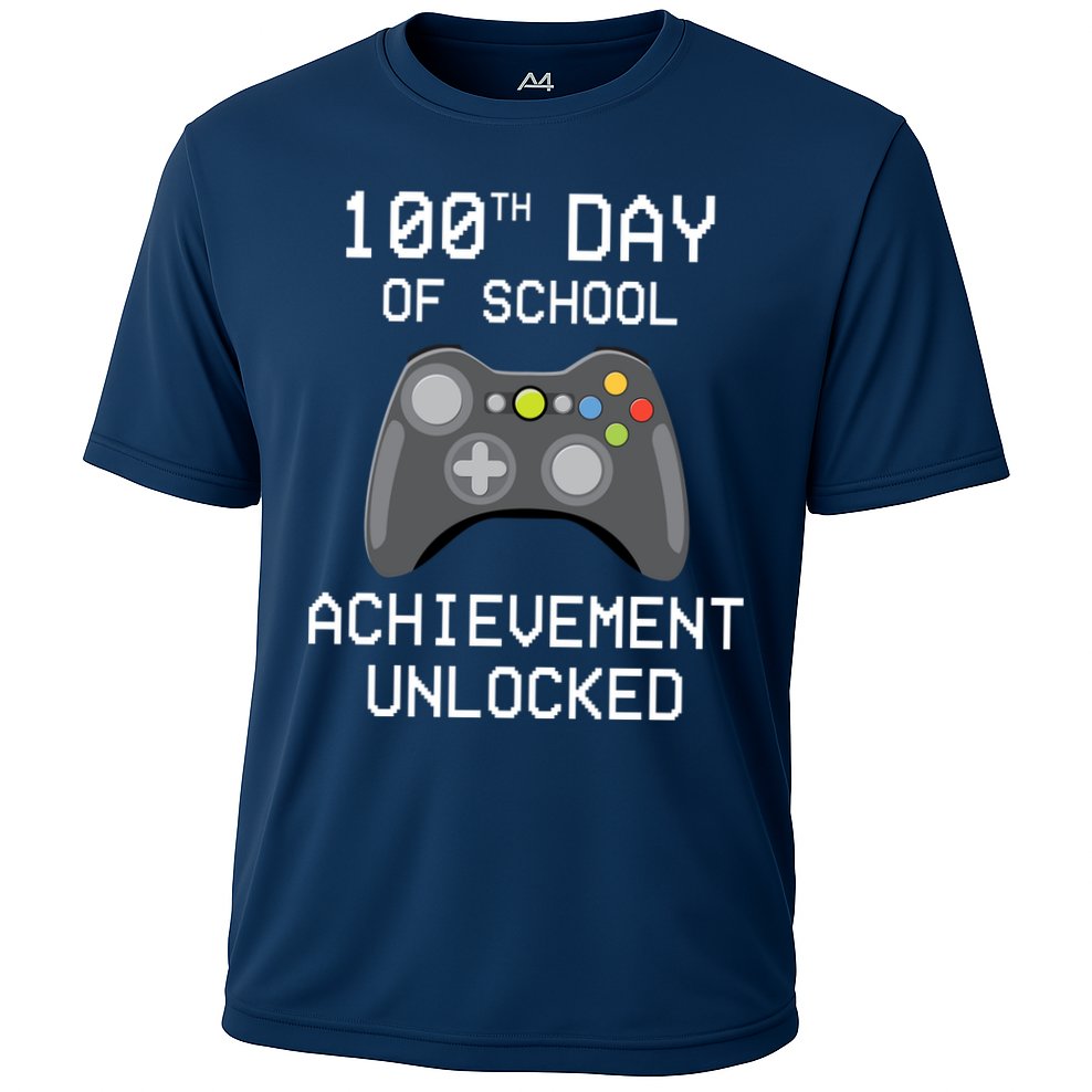 100th Day Of School Achievement Unlocked Cute Performance Shirt