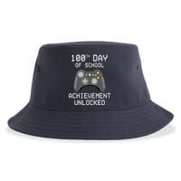 100th Day Of School Achievement Unlocked Cute Sustainable Bucket Hat