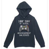 100th Day Of School Achievement Unlocked Cute Urban Pullover Hoodie