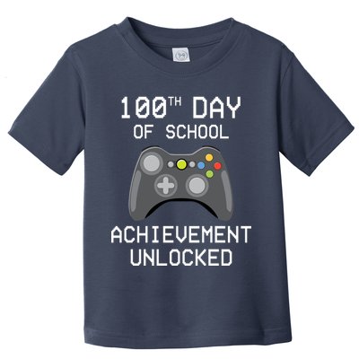 100th Day Of School Achievement Unlocked Cute Toddler T-Shirt