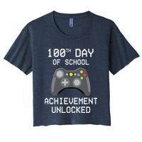 100th Day Of School Achievement Unlocked Cute Crop Top