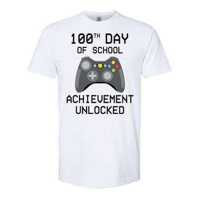 100th Day Of School Achievement Unlocked Cute Softstyle CVC T-Shirt