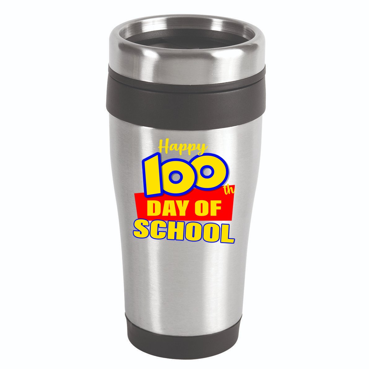 100th Day Of School Cartoon Movie Logo 16oz Travel Tumbler