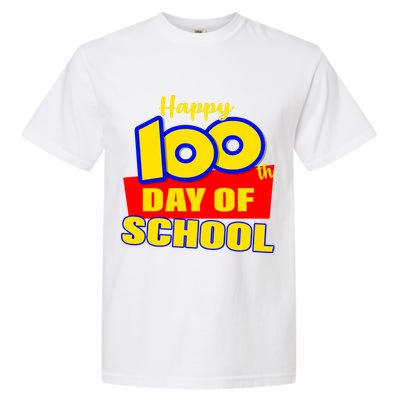 100th Day Of School Cartoon Movie Logo Garment-Dyed Heavyweight T-Shirt