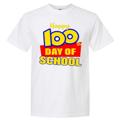 100th Day Of School Cartoon Movie Logo Garment-Dyed Heavyweight T-Shirt