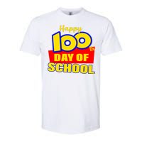 100th Day Of School Cartoon Movie Logo Softstyle CVC T-Shirt