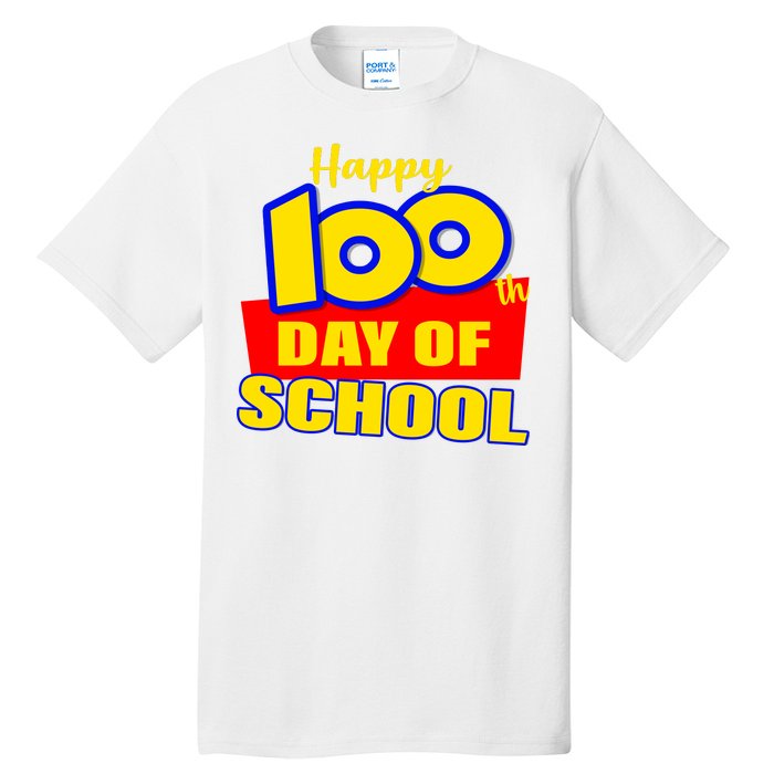 100th Day Of School Cartoon Movie Logo Tall T-Shirt