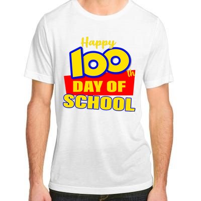 100th Day Of School Cartoon Movie Logo Adult ChromaSoft Performance T-Shirt