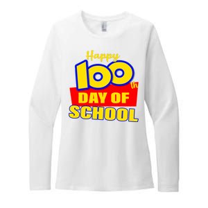 100th Day Of School Cartoon Movie Logo Womens CVC Long Sleeve Shirt