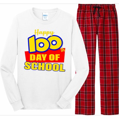 100th Day Of School Cartoon Movie Logo Long Sleeve Pajama Set