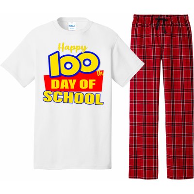 100th Day Of School Cartoon Movie Logo Pajama Set