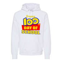 100th Day Of School Cartoon Movie Logo Premium Hoodie