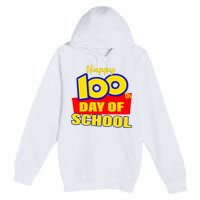 100th Day Of School Cartoon Movie Logo Premium Pullover Hoodie