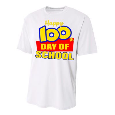 100th Day Of School Cartoon Movie Logo Performance Sprint T-Shirt