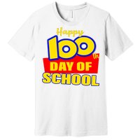 100th Day Of School Cartoon Movie Logo Premium T-Shirt