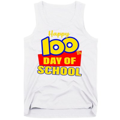 100th Day Of School Cartoon Movie Logo Tank Top