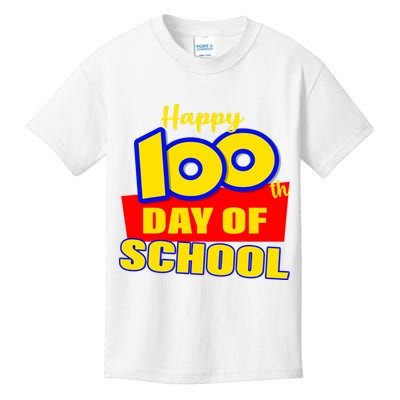 100th Day Of School Cartoon Movie Logo Kids T-Shirt
