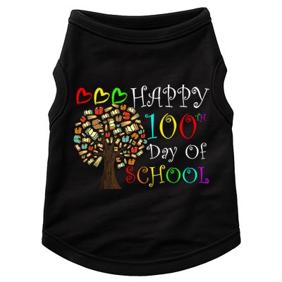 100th Day Of School Educational Tree Doggie Tank