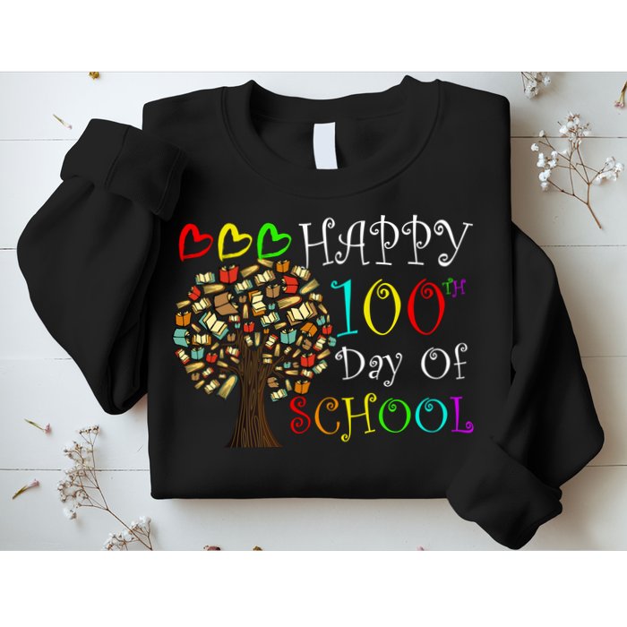 100th Day Of School Educational Tree Sweatshirt