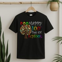 100th Day Of School Educational Tree T-Shirt