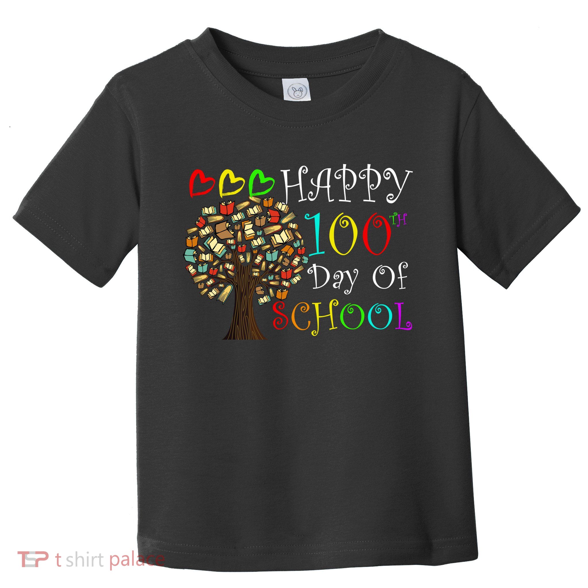 100th Day Of School Educational Tree Toddler T-Shirt