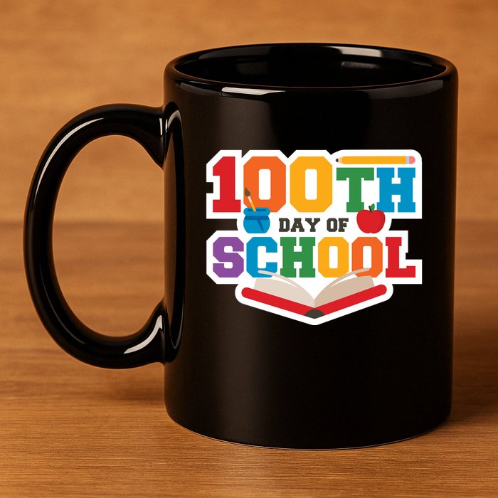 100th School Day 11oz C Handle Ceramic Mug