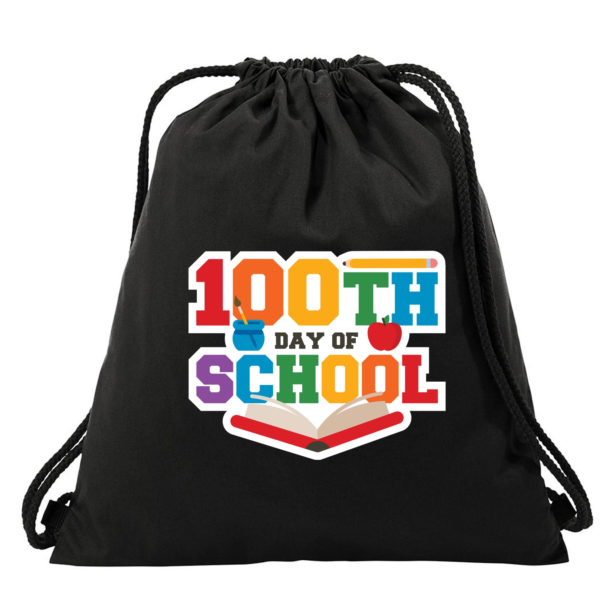 100th School Day Drawstring Bag