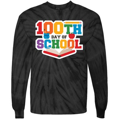 100th School Day Tie-Dye Long Sleeve Shirt