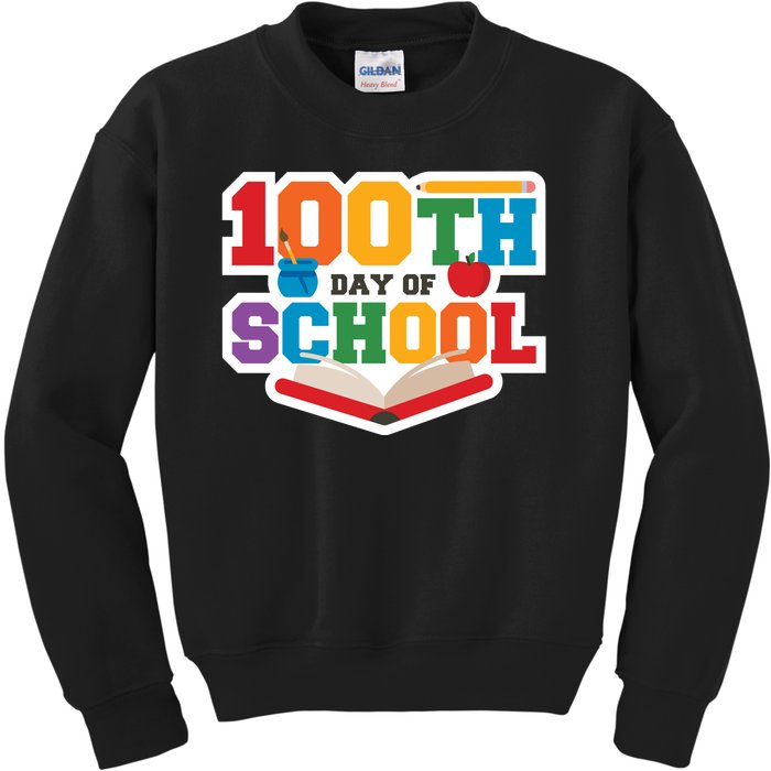 100th School Day Kids Sweatshirt