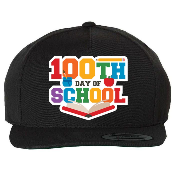 100th School Day Wool Snapback Cap