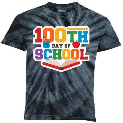 100th School Day Kids Tie-Dye T-Shirt